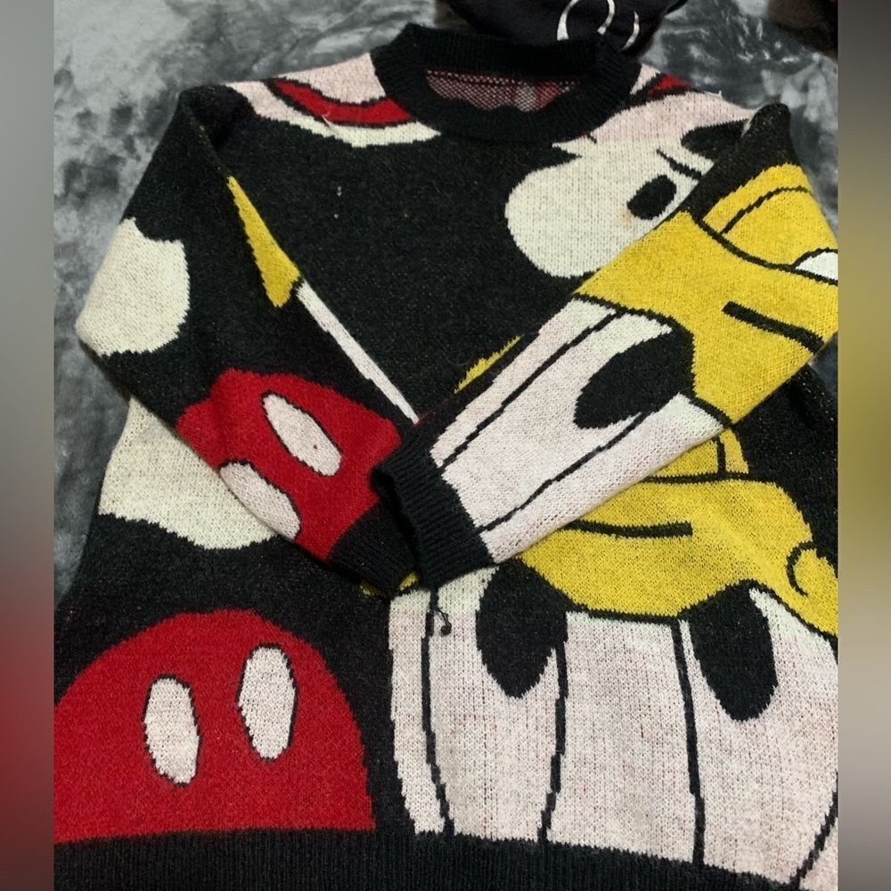 Vintage Mickey Mouse and Donald Duck Sweater Disney